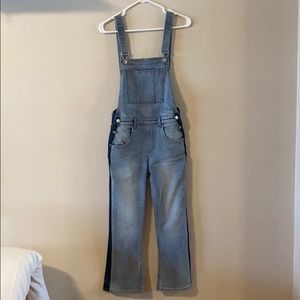 New Cropped Denim Overalls